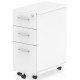 Rayleigh 3 Drawer Tall Narrow Under Desk Pedestal